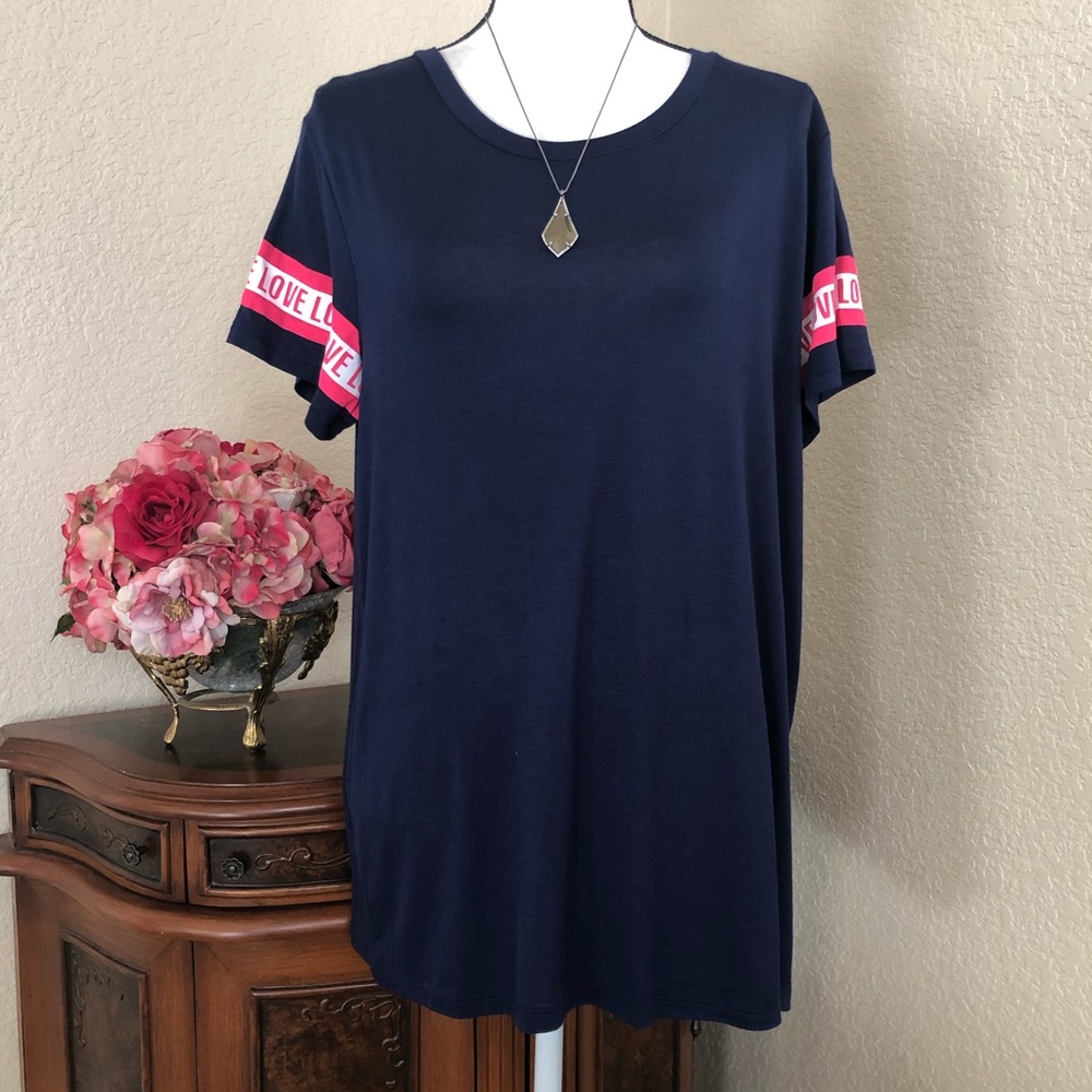 New Occasion Rayon Stretch Extra Long Tee Shirt